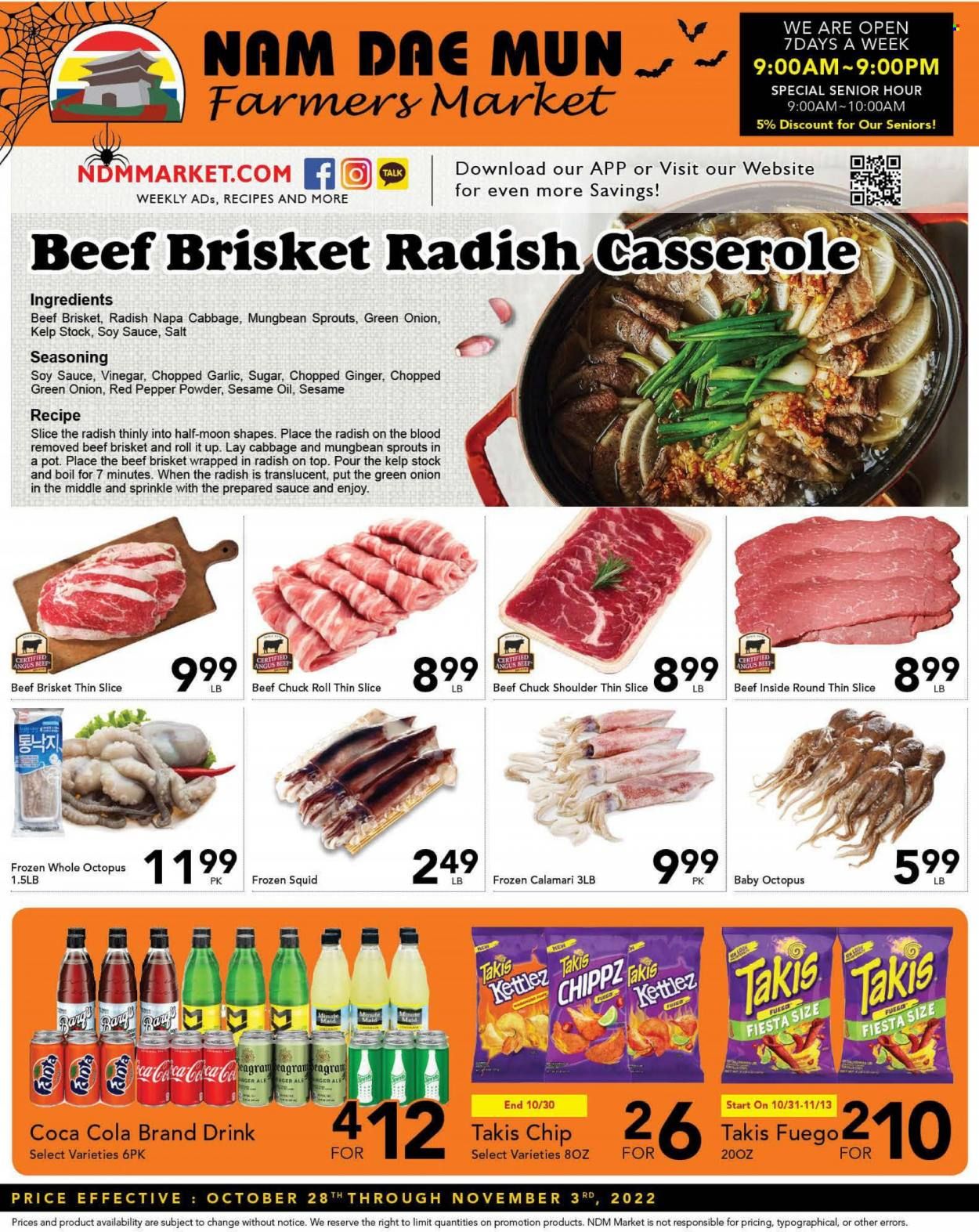 Nam Dae Mun Farmers Market (GA) Weekly Ad Flyer Specials October 28 to November 3, 2022