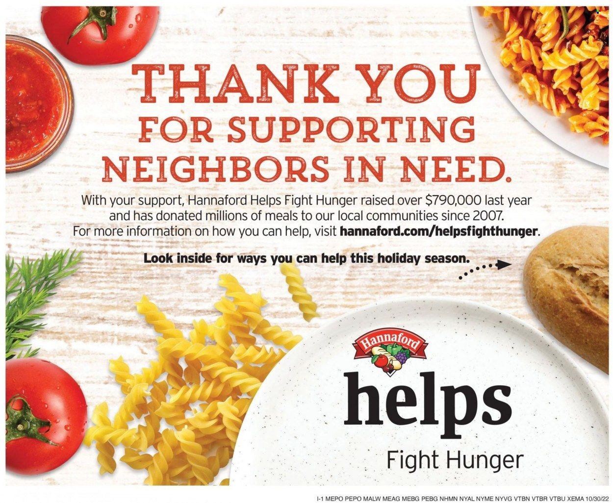 Hannaford (NY) Weekly Ad Flyer Specials October 30 to November 5, 2022