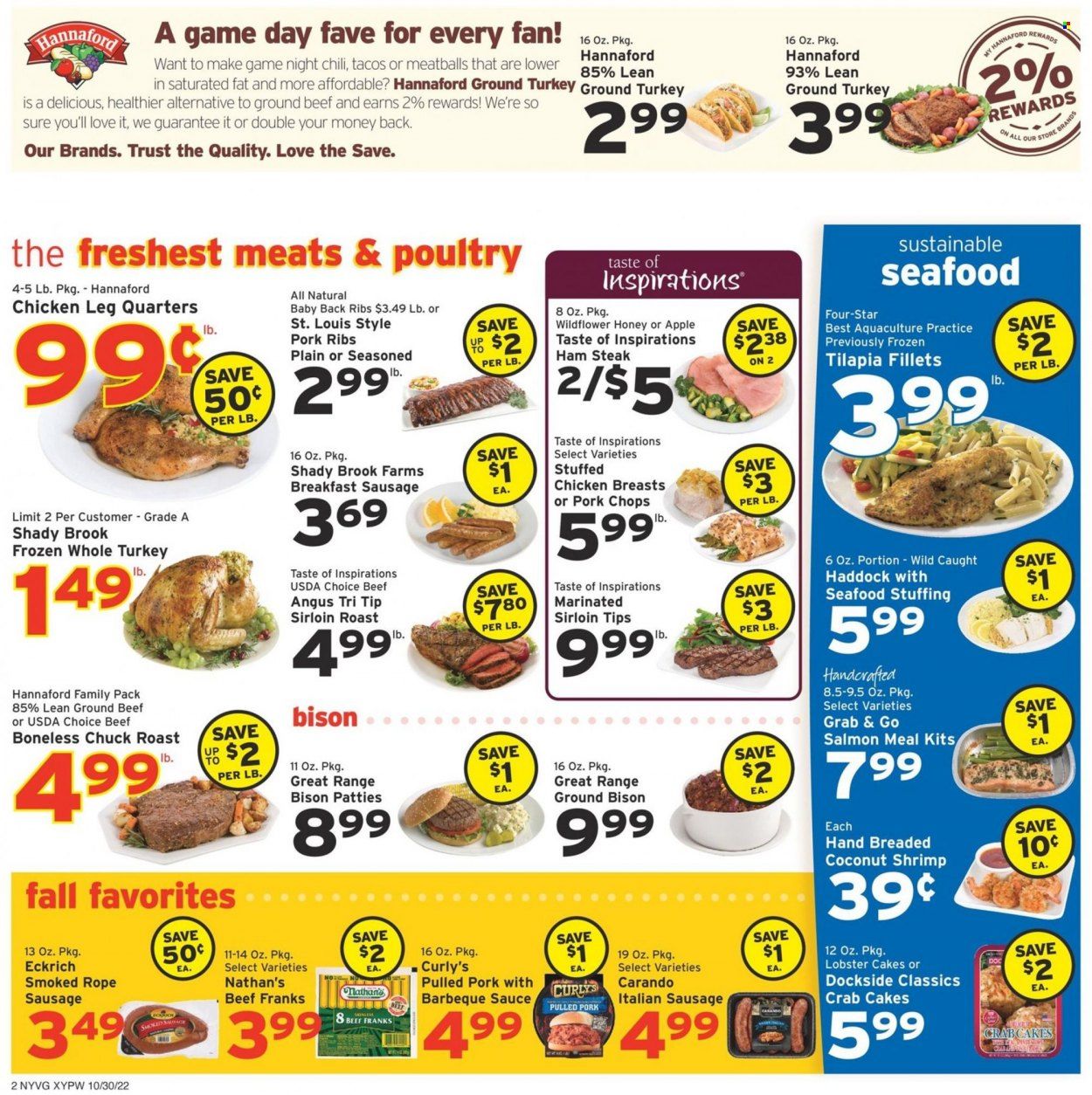 Hannaford (NY) Weekly Ad Flyer Specials October 30 to November 5, 2022