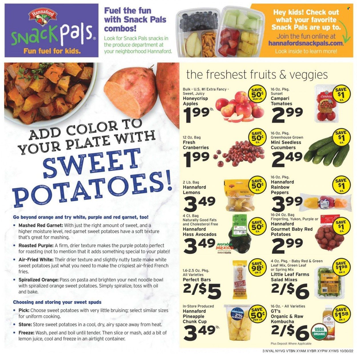 Hannaford (NY) Weekly Ad Flyer Specials October 30 to November 5, 2022