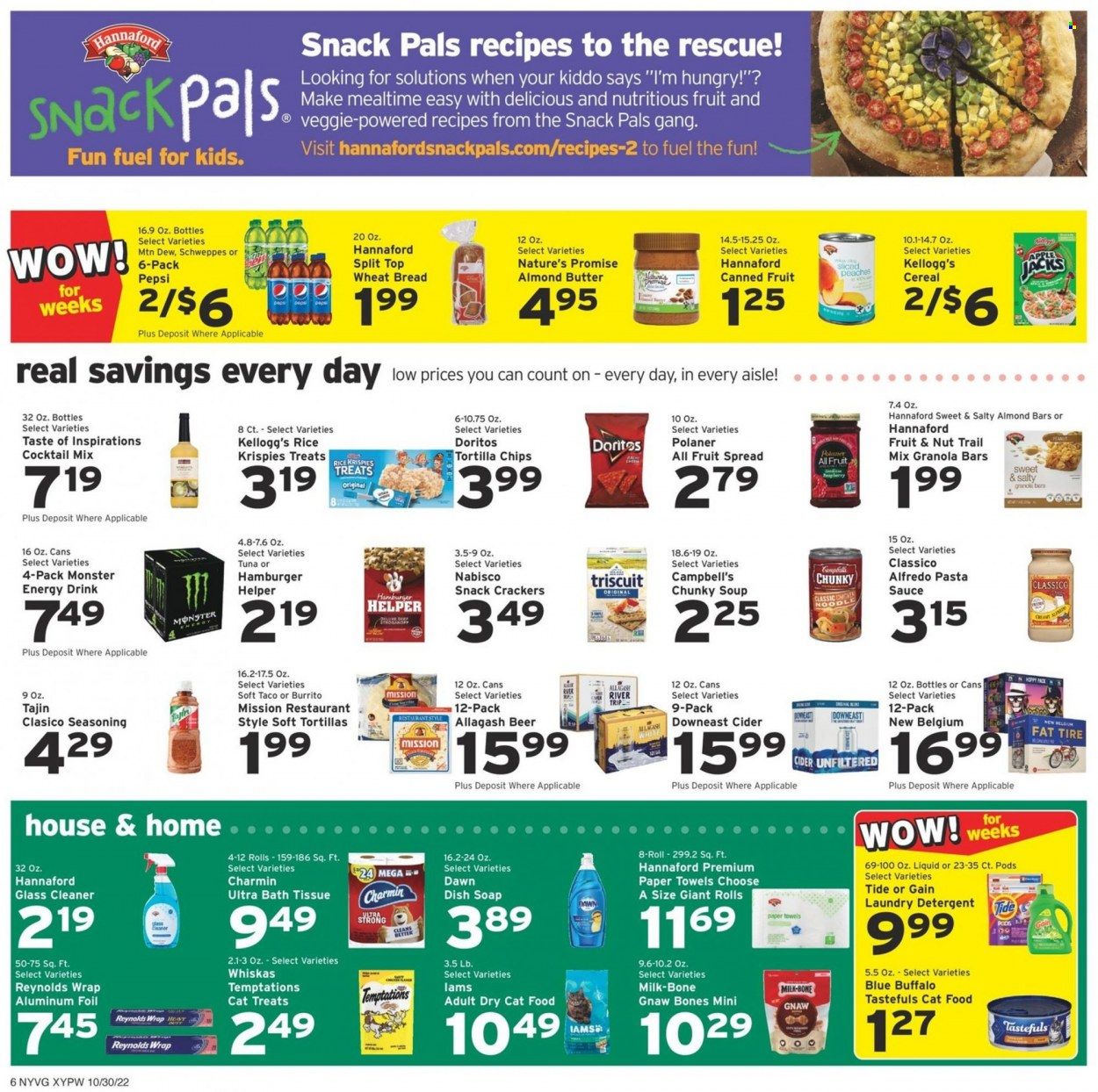 Hannaford (NY) Weekly Ad Flyer Specials October 30 to November 5, 2022