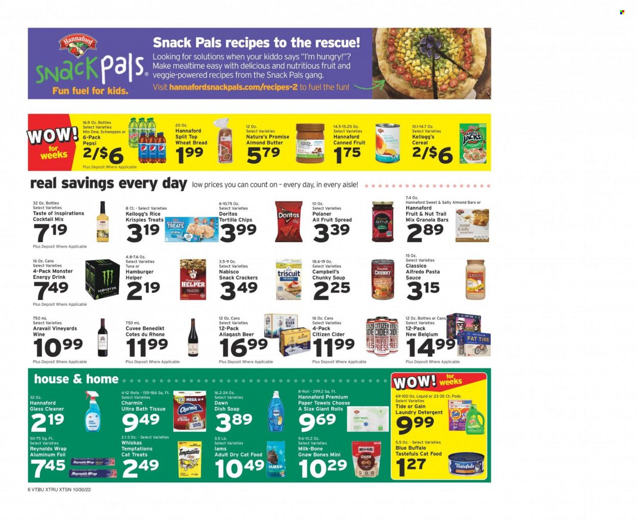 Hannaford (VT) Weekly Ad Flyer Specials October 30 to November 5, 2022