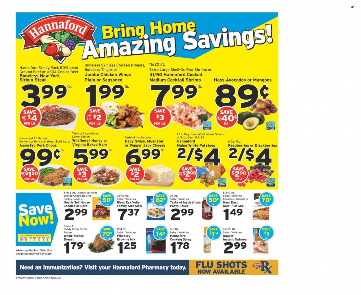 Hannaford (NH) Weekly Ad Flyer Specials October 30 to November 5, 2022