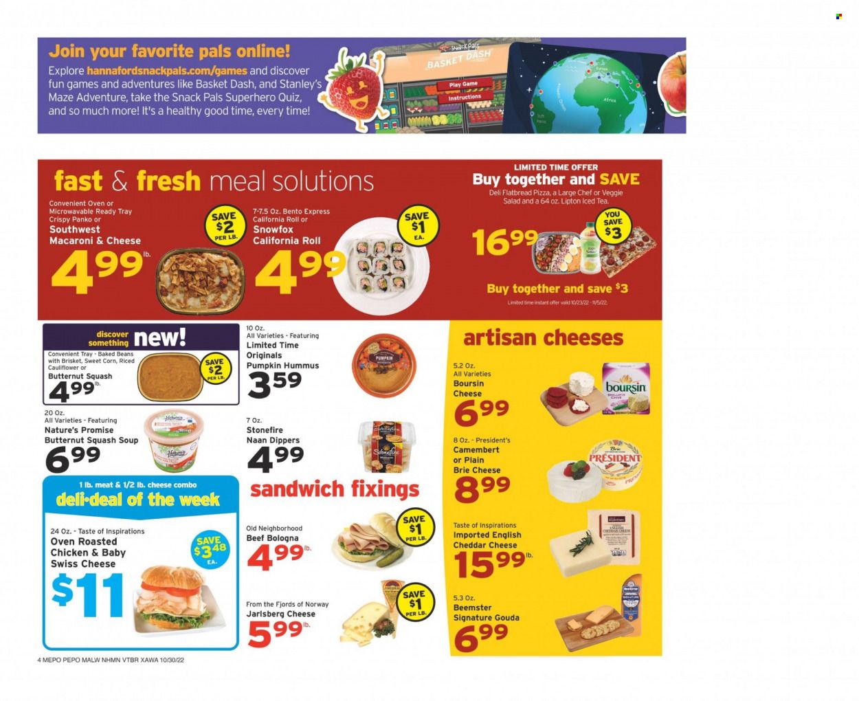 Hannaford (NH) Weekly Ad Flyer Specials October 30 to November 5, 2022