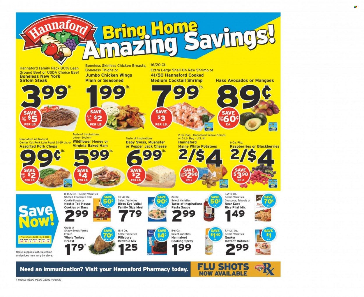 Hannaford (ME) Weekly Ad Flyer Specials October 30 to November 5, 2022