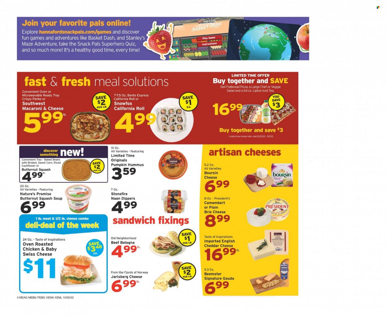 Hannaford (ME) Weekly Ad Flyer Specials October 30 to November 5, 2022
