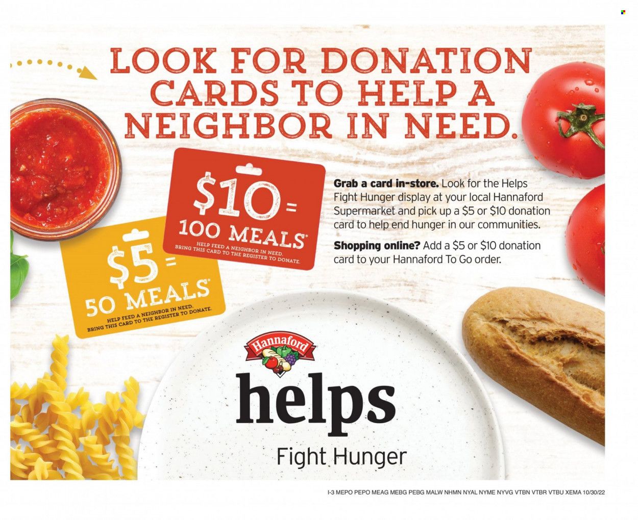 Hannaford (MA) Weekly Ad Flyer Specials October 30 to November 5, 2022