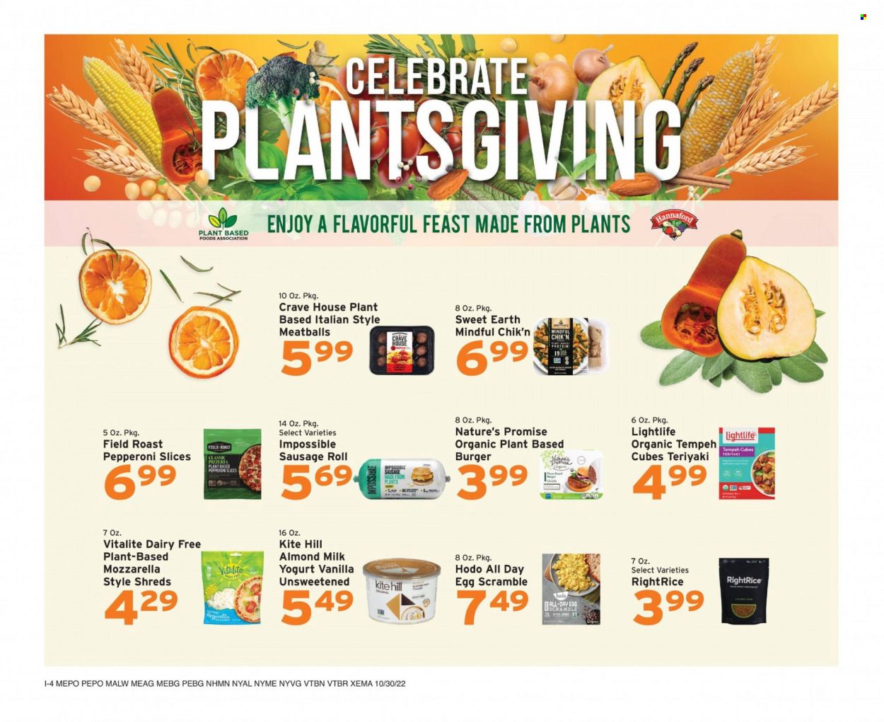 Hannaford (MA) Weekly Ad Flyer Specials October 30 to November 5, 2022