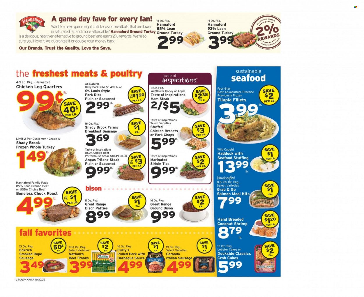 Hannaford (MA) Weekly Ad Flyer Specials October 30 to November 5, 2022