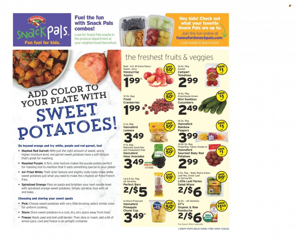 Hannaford (MA) Weekly Ad Flyer Specials October 30 to November 5, 2022
