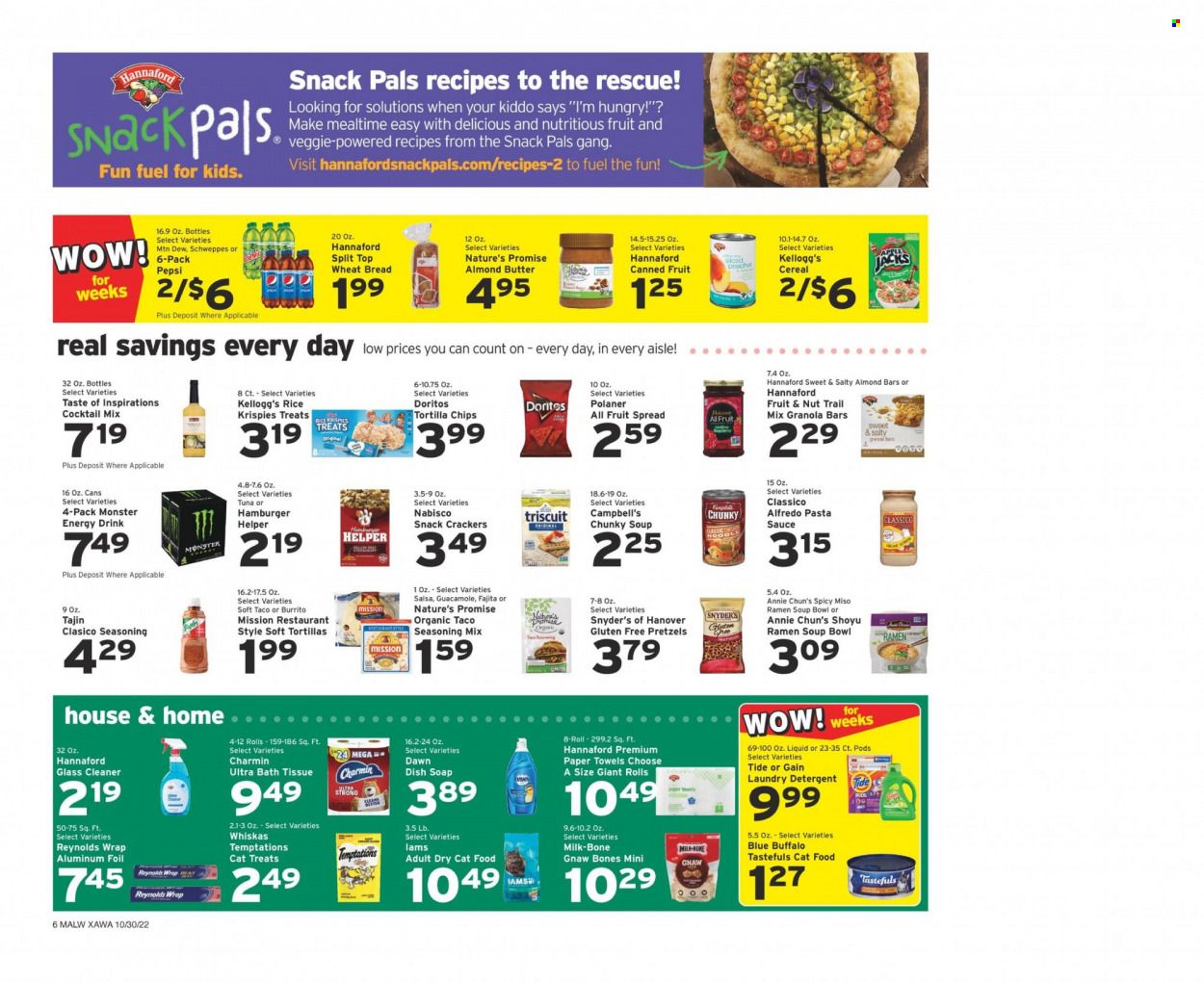 Hannaford (MA) Weekly Ad Flyer Specials October 30 to November 5, 2022