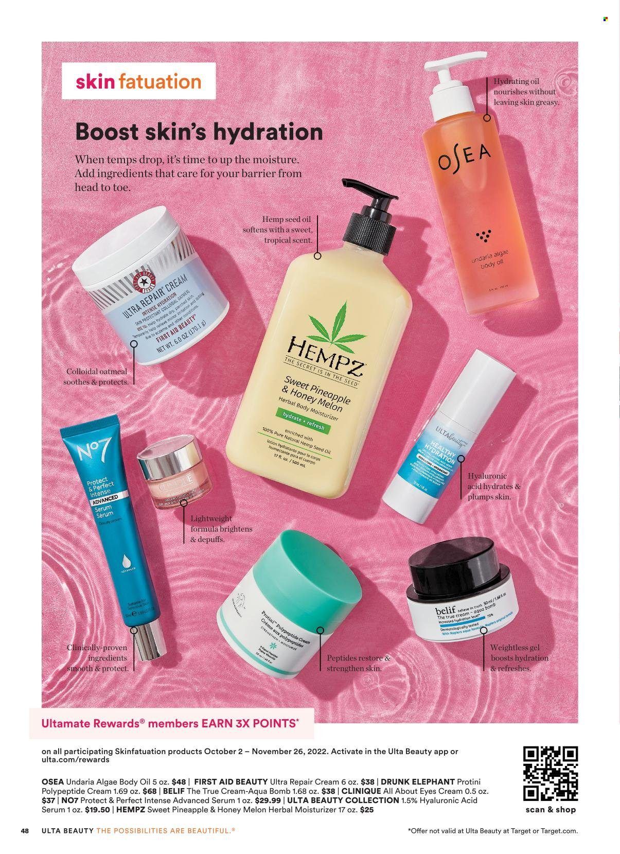 Ulta Beauty Weekly Ad Flyer Specials October 30 to November 19, 2022
