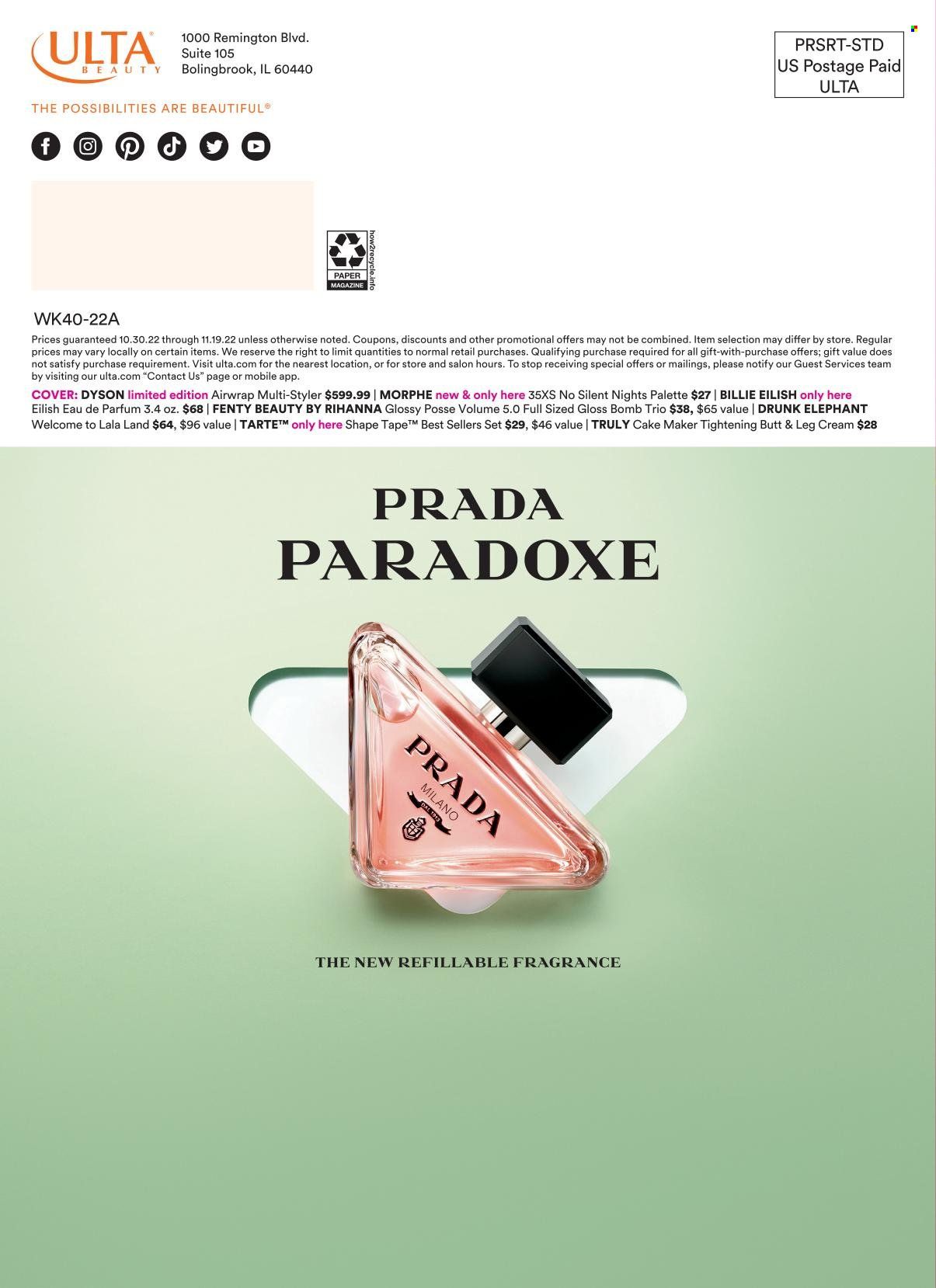 Ulta Beauty Weekly Ad Flyer Specials October 30 to November 19, 2022
