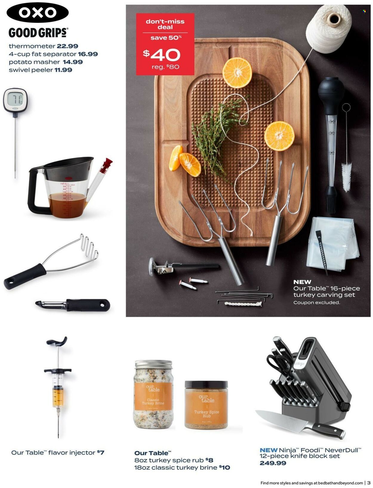 Bed Bath & Beyond Weekly Ad Flyer Specials October 31 to November 13, 2022