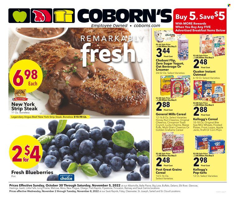 Coborn's (MN, SD) Weekly Ad Flyer Specials October 30 to November 5, 2022