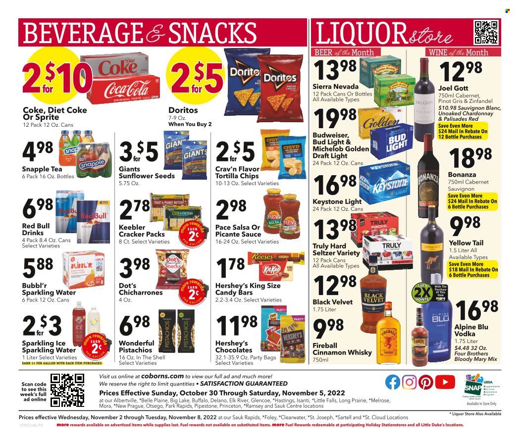 Coborn's (MN, SD) Weekly Ad Flyer Specials October 30 to November 5, 2022