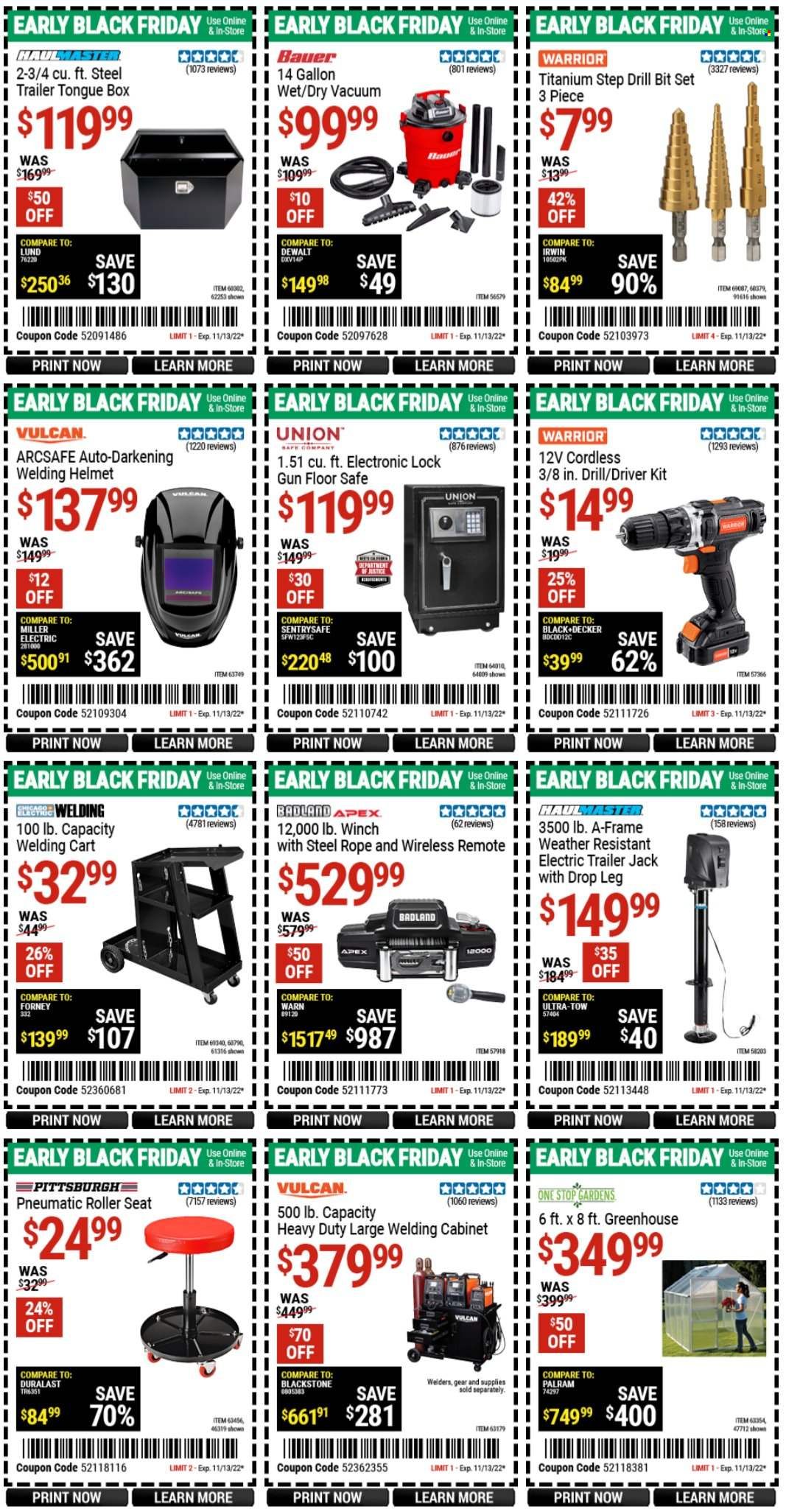 Harbor Freight Weekly Ad Flyer Specials October 31 to November 13, 2022