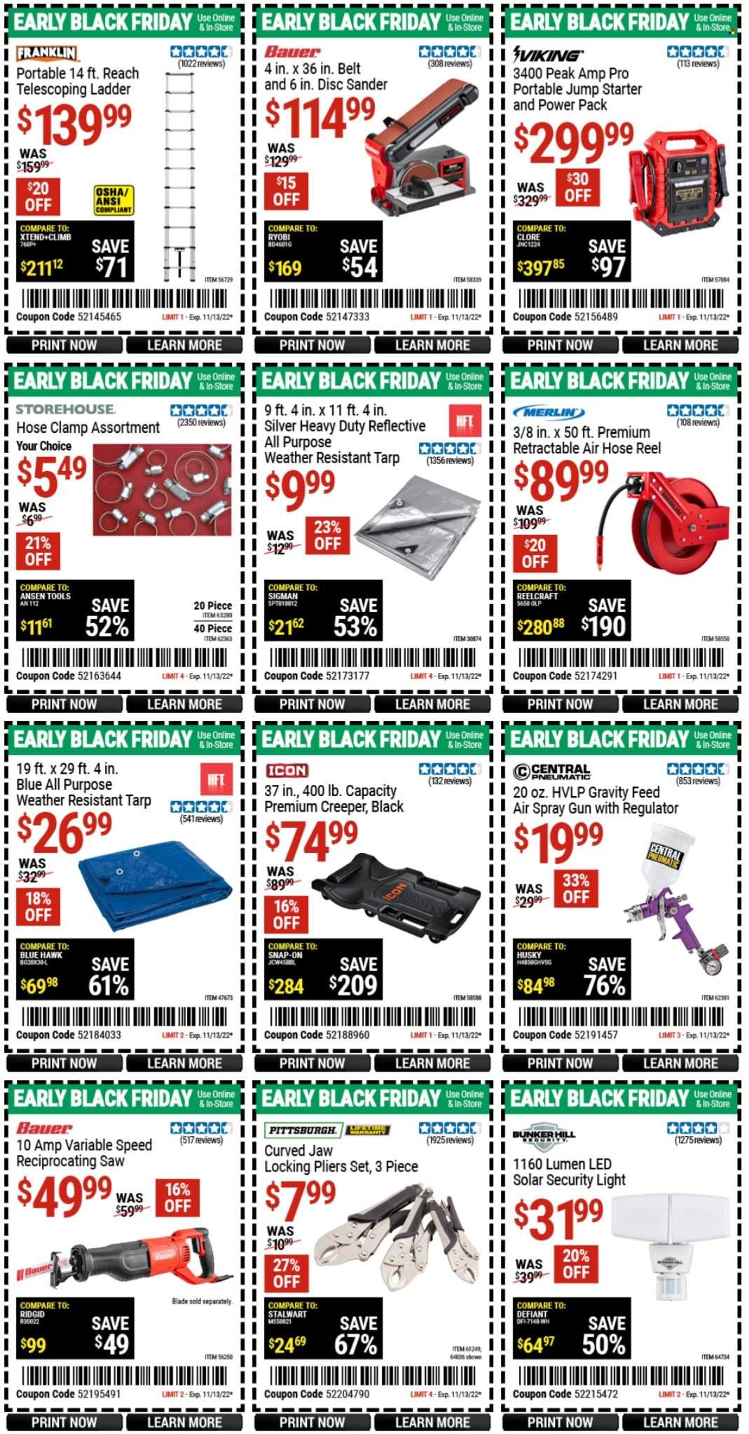 Harbor Freight Weekly Ad Flyer Specials October 31 to November 13, 2022