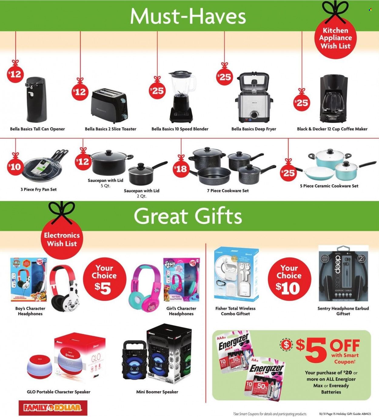 Family Dollar Weekly Ad Flyer Specials October 31 to December 25, 2022