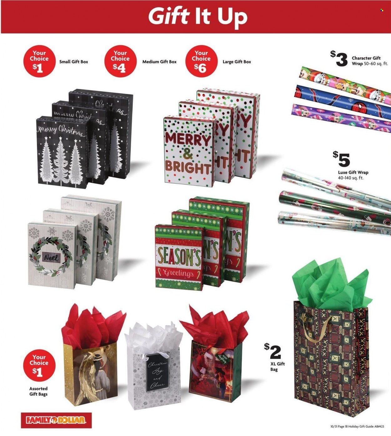 Family Dollar Weekly Ad Flyer Specials October 31 to December 25, 2022