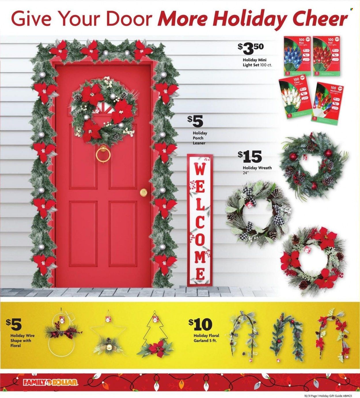 Family Dollar Weekly Ad Flyer Specials October 31 to December 25, 2022