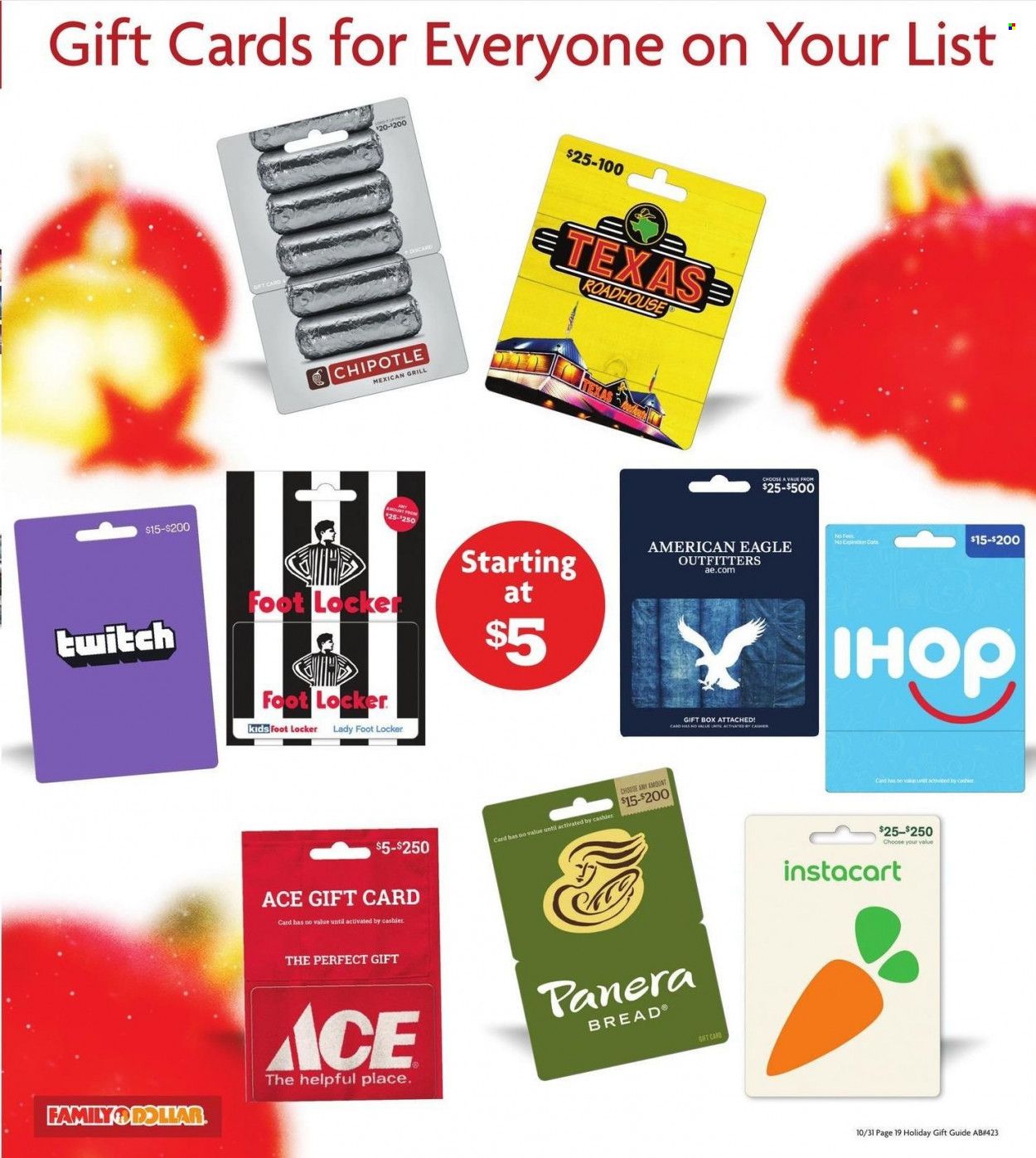 Family Dollar Weekly Ad Flyer Specials October 31 to December 25, 2022