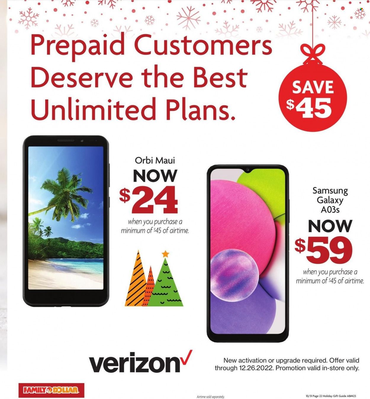 Family Dollar Weekly Ad Flyer Specials October 31 to December 25, 2022