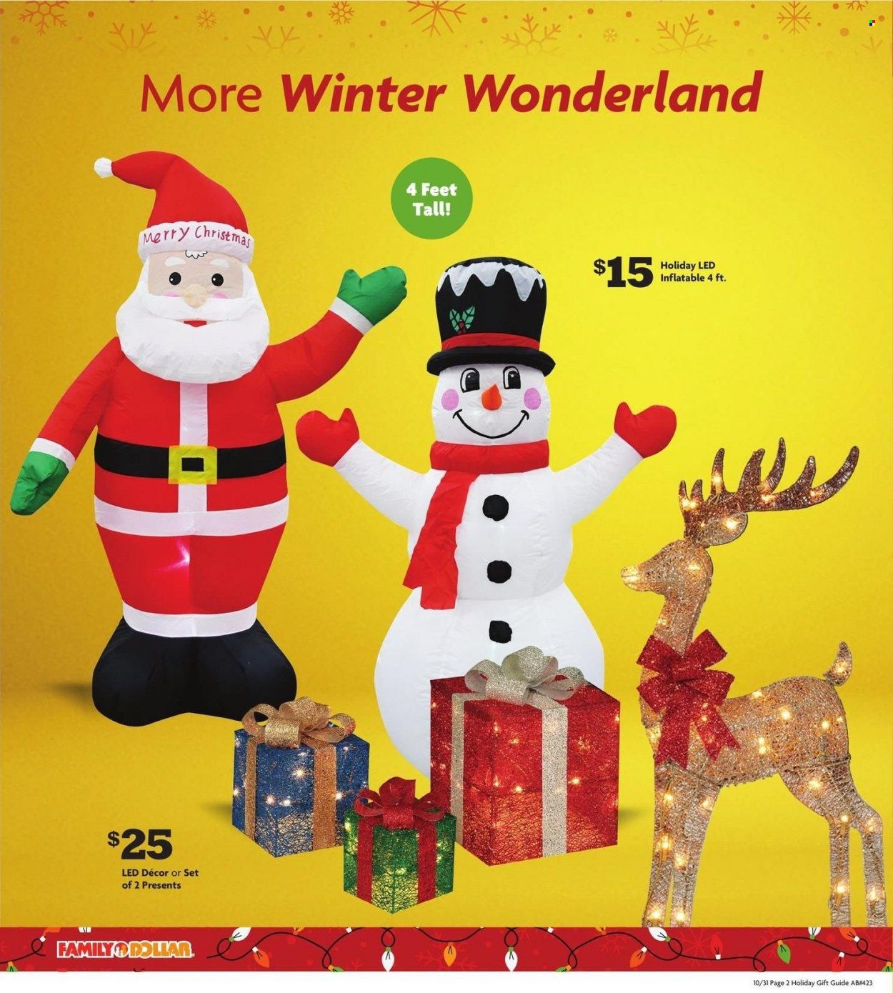 Family Dollar Weekly Ad Flyer Specials October 31 to December 25, 2022