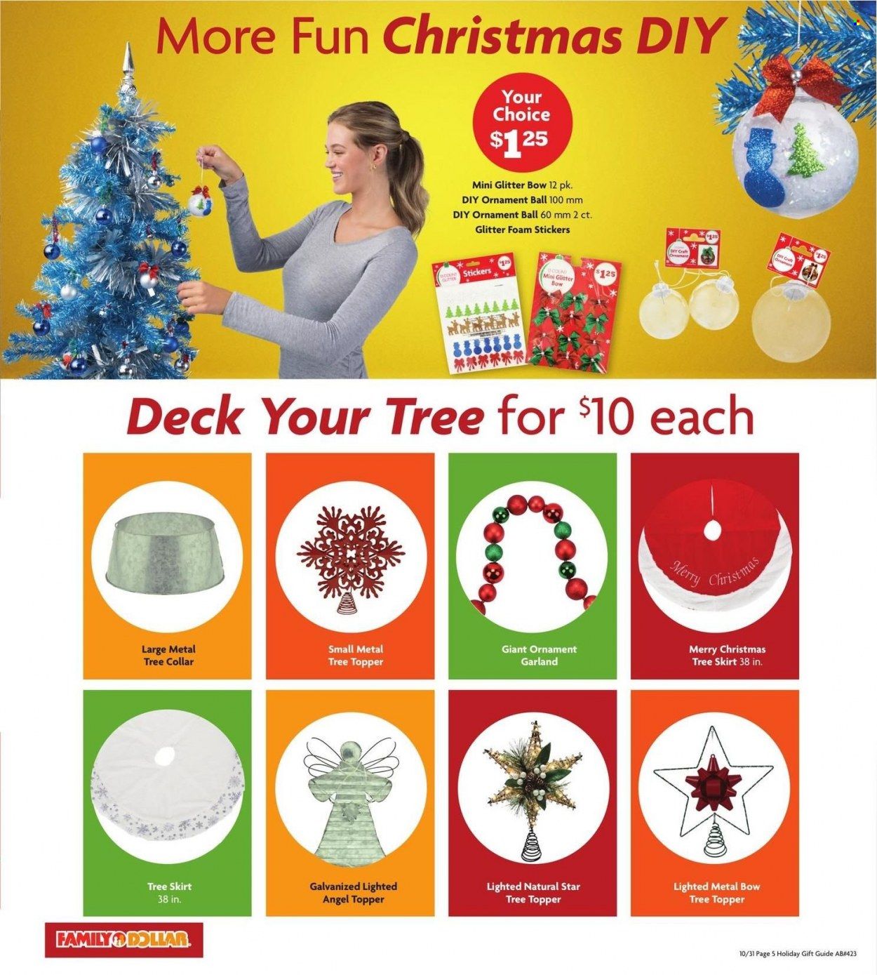 Family Dollar Weekly Ad Flyer Specials October 31 to December 25, 2022