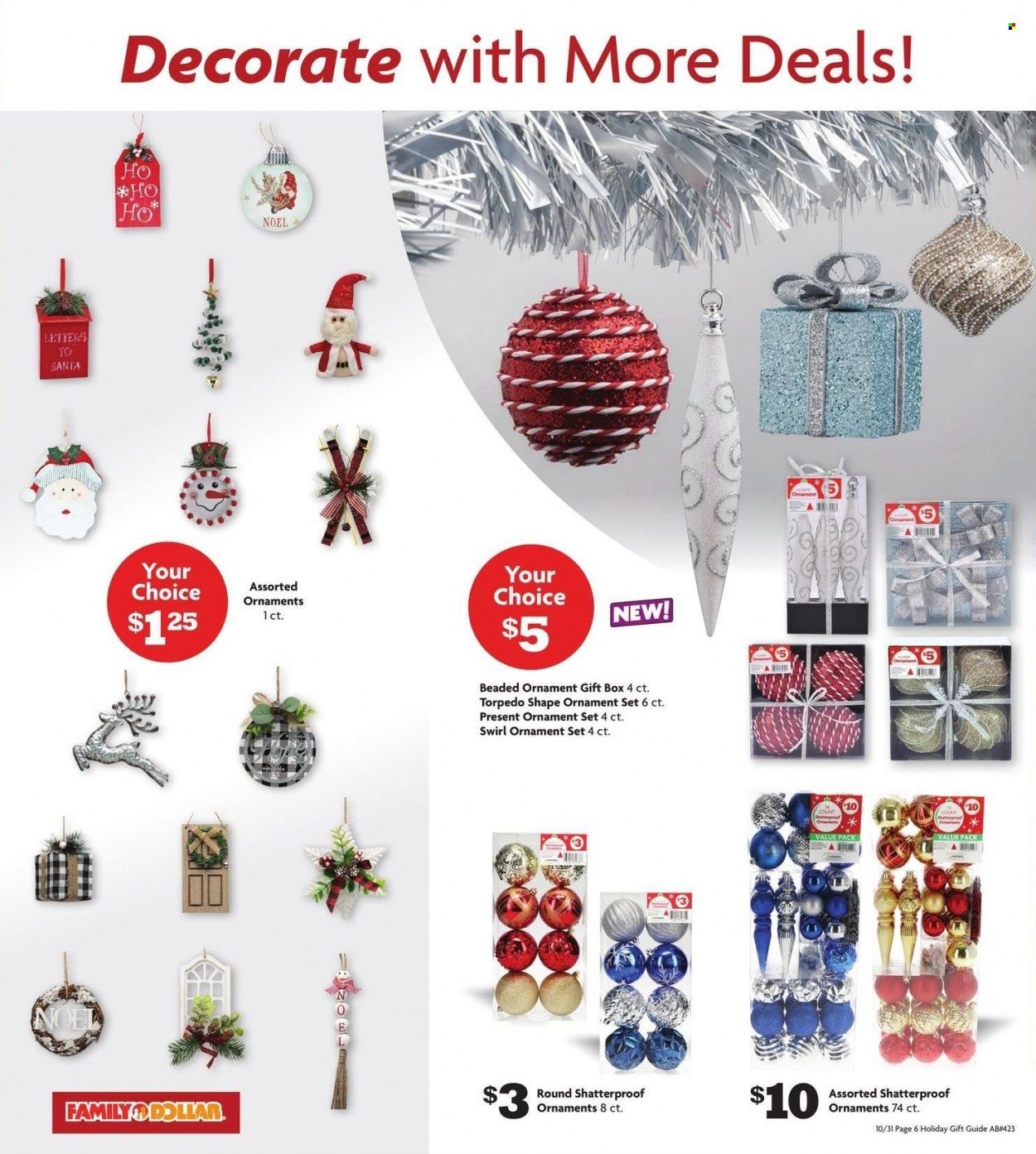 Family Dollar Weekly Ad Flyer Specials October 31 to December 25, 2022