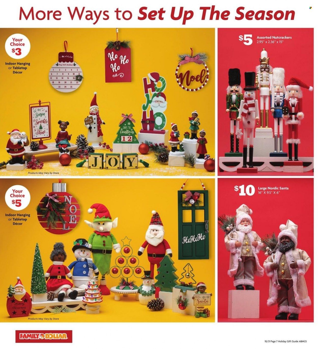 Family Dollar Weekly Ad Flyer Specials October 31 to December 25, 2022