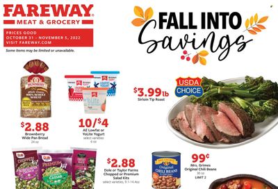 Fareway (IA) Weekly Ad Flyer Specials October 31 to November 5, 2022
