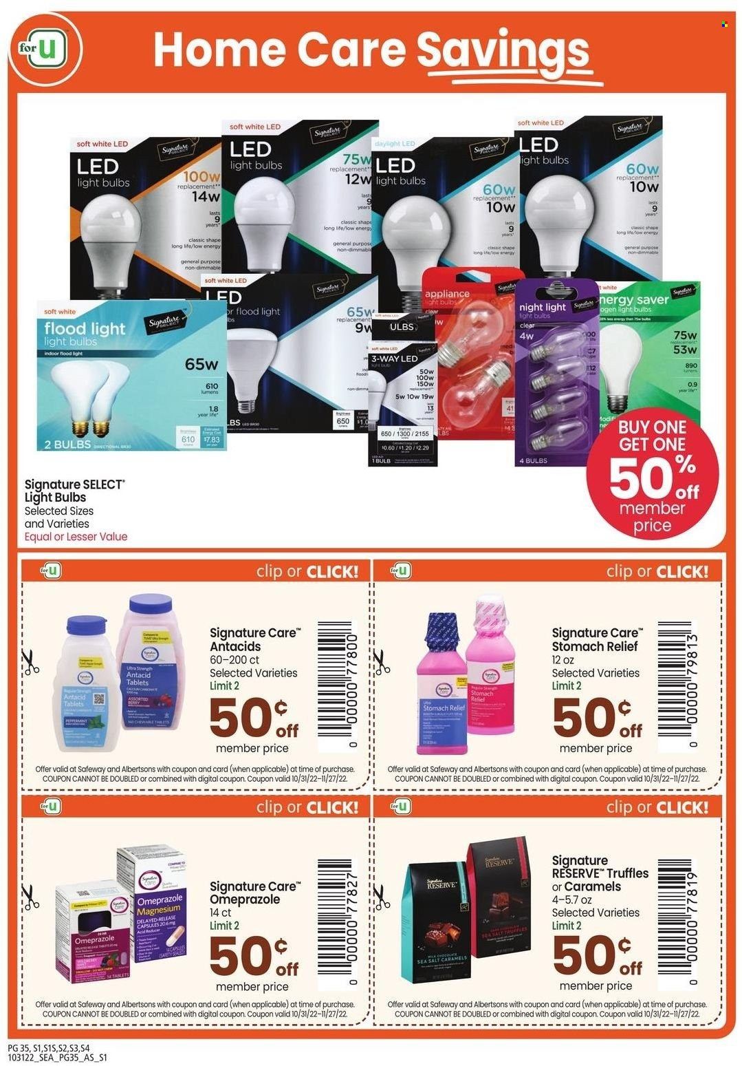 Safeway (WA) Weekly Ad Flyer Specials October 31 to November 27, 2022