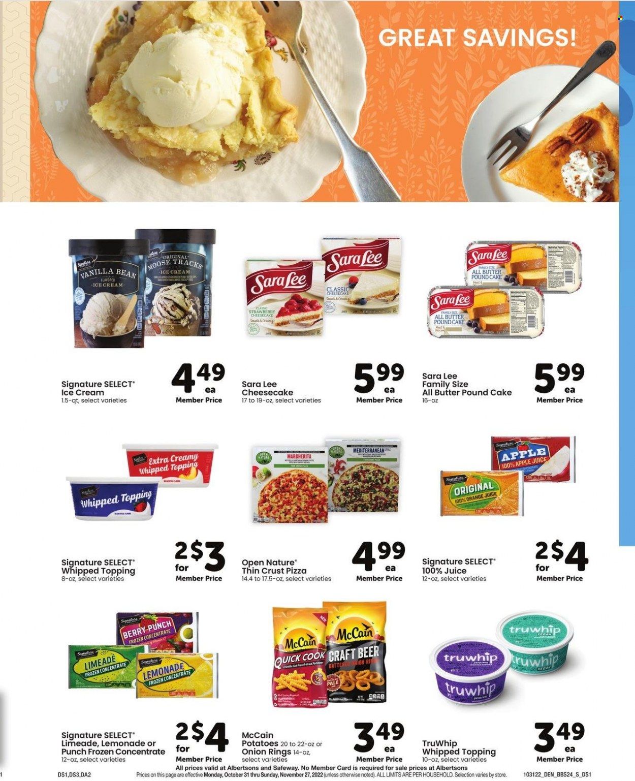 Safeway (CO) Weekly Ad Flyer Specials October 31 to November 27, 2022
