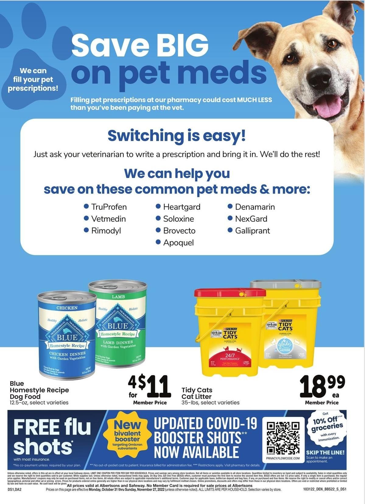 Safeway (CO) Weekly Ad Flyer Specials October 31 to November 27, 2022