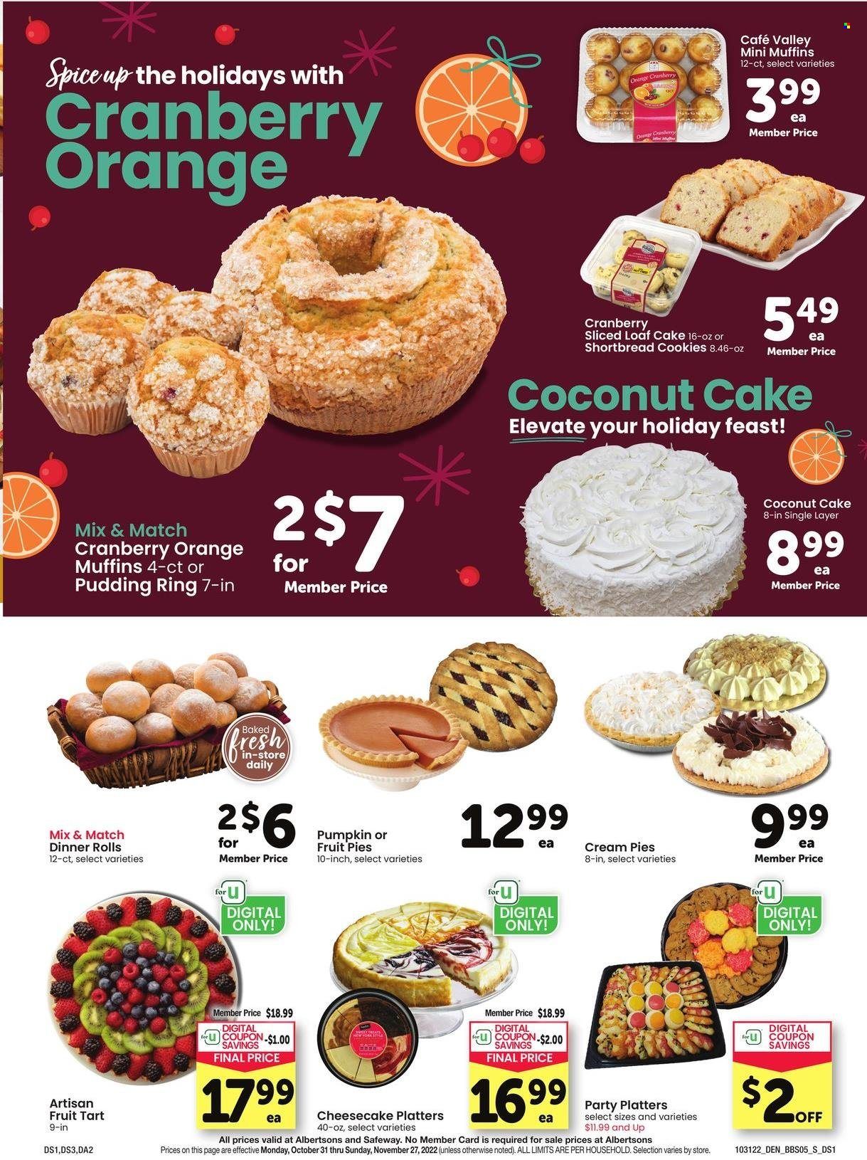 Safeway (CO) Weekly Ad Flyer Specials October 31 to November 27, 2022