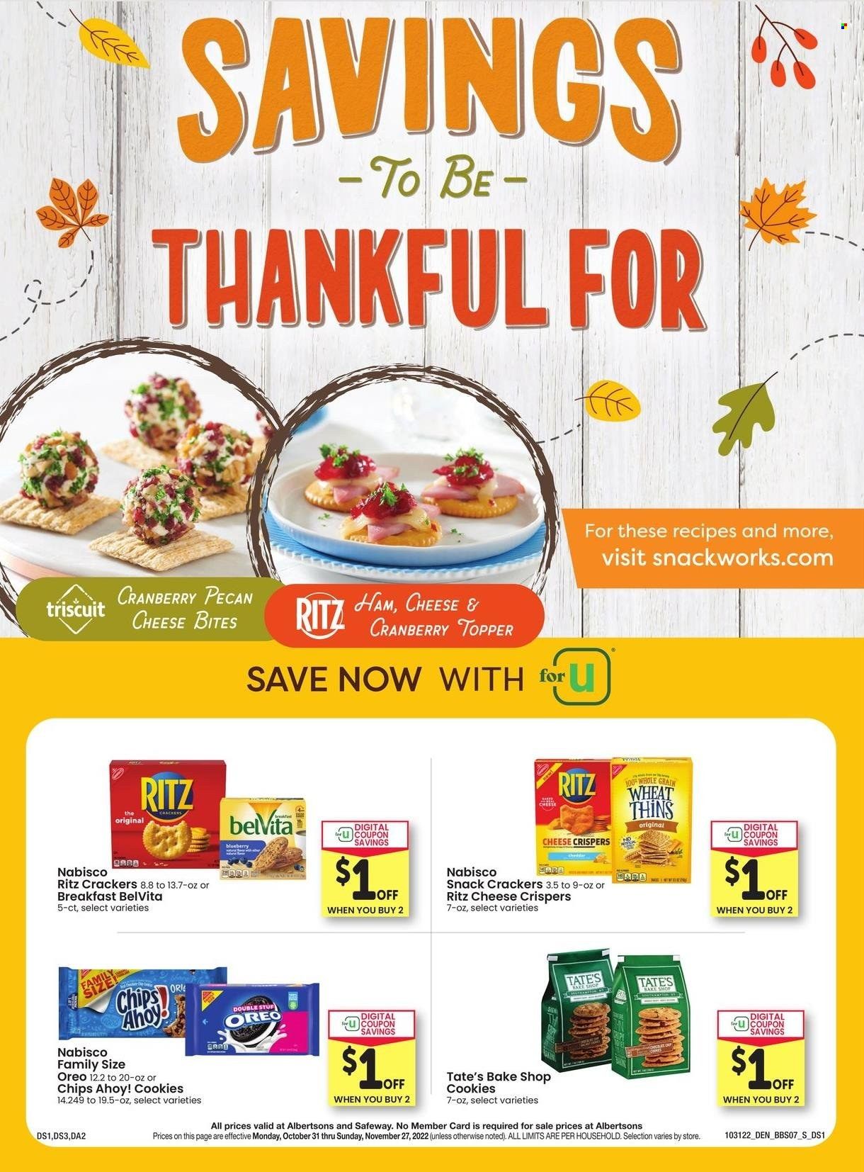Safeway (CO) Weekly Ad Flyer Specials October 31 to November 27, 2022