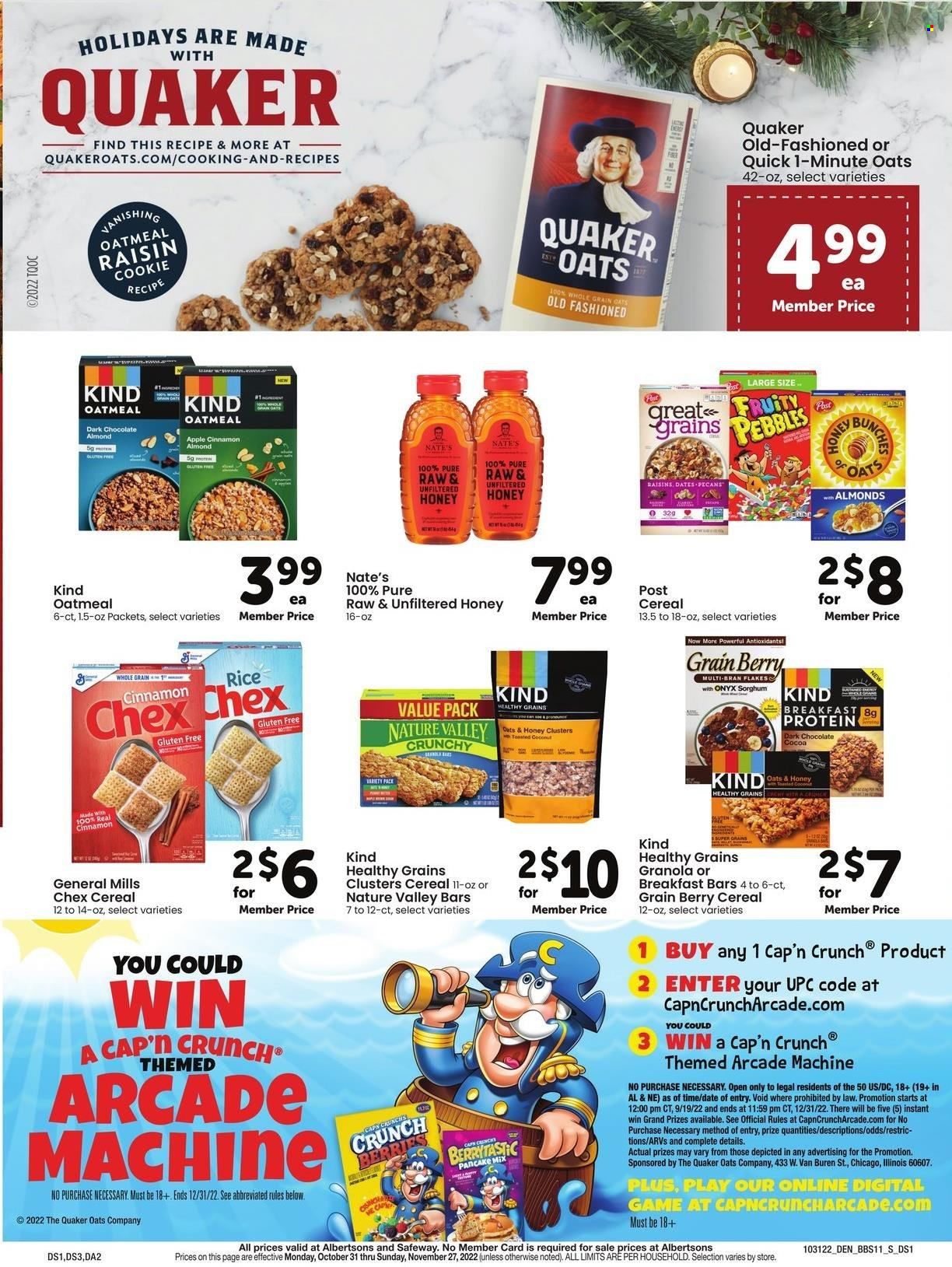 Safeway (SD) Weekly Ad Flyer Specials October 31 to November 27, 2022