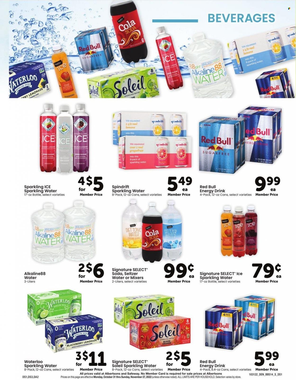 Safeway (SD) Weekly Ad Flyer Specials October 31 to November 27, 2022