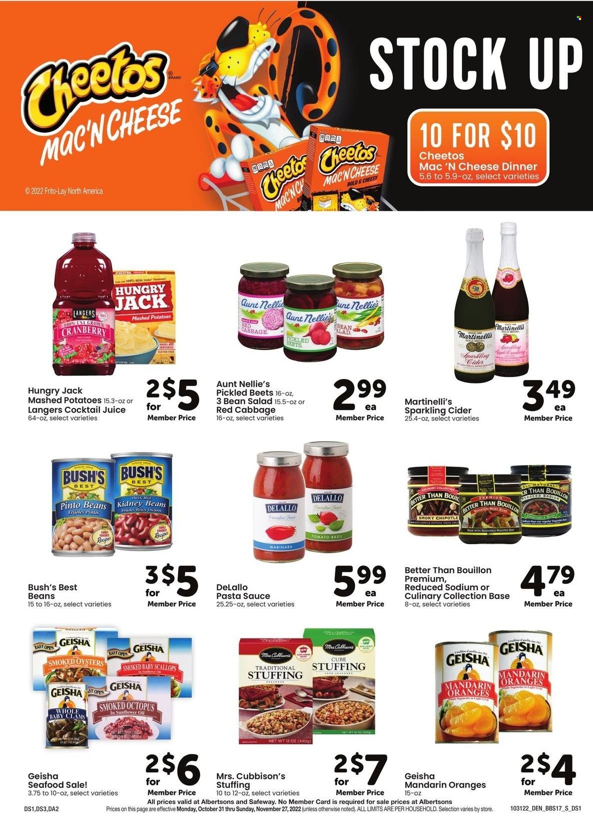 Safeway (SD) Weekly Ad Flyer Specials October 31 to November 27, 2022