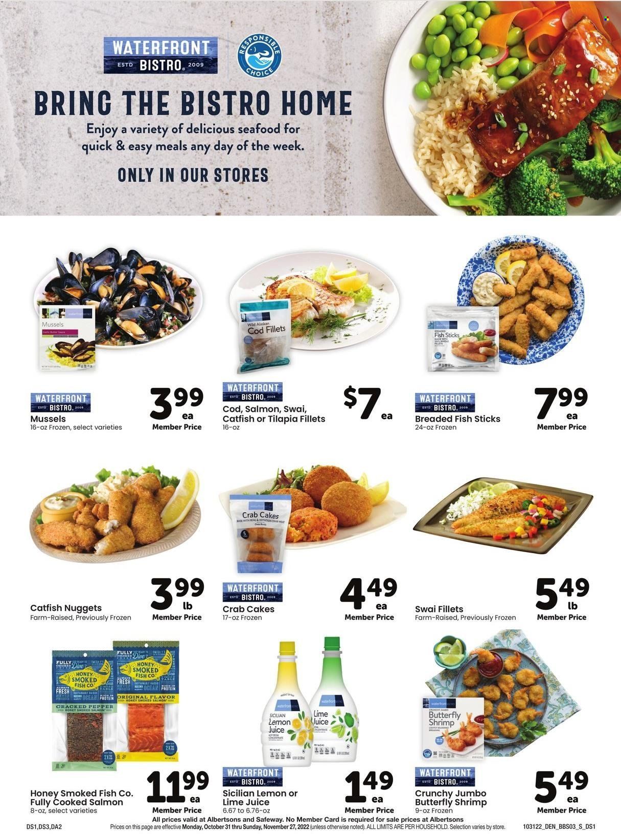 Safeway (SD) Weekly Ad Flyer Specials October 31 to November 27, 2022