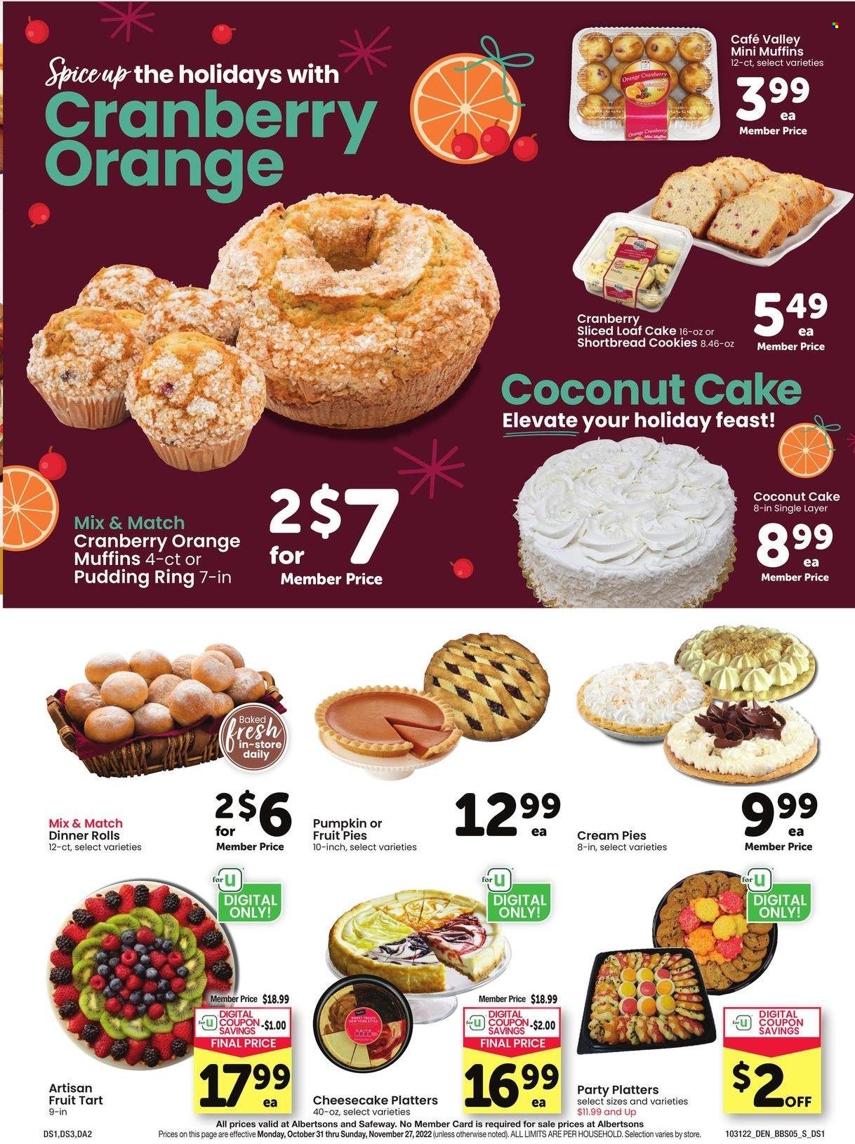 Safeway (SD) Weekly Ad Flyer Specials October 31 to November 27, 2022