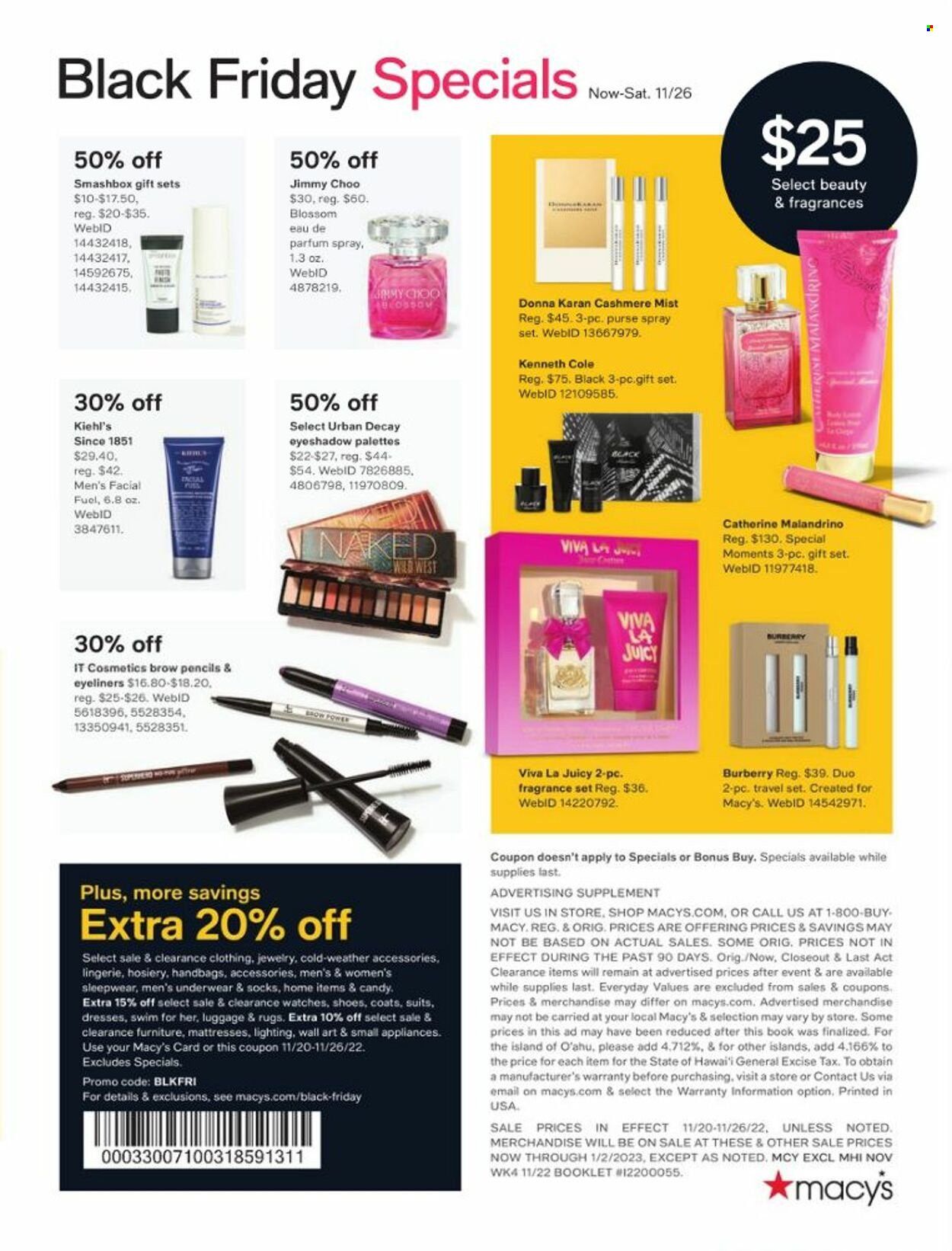 Macy's Weekly Ad Flyer Specials October 25 to November 26, 2022