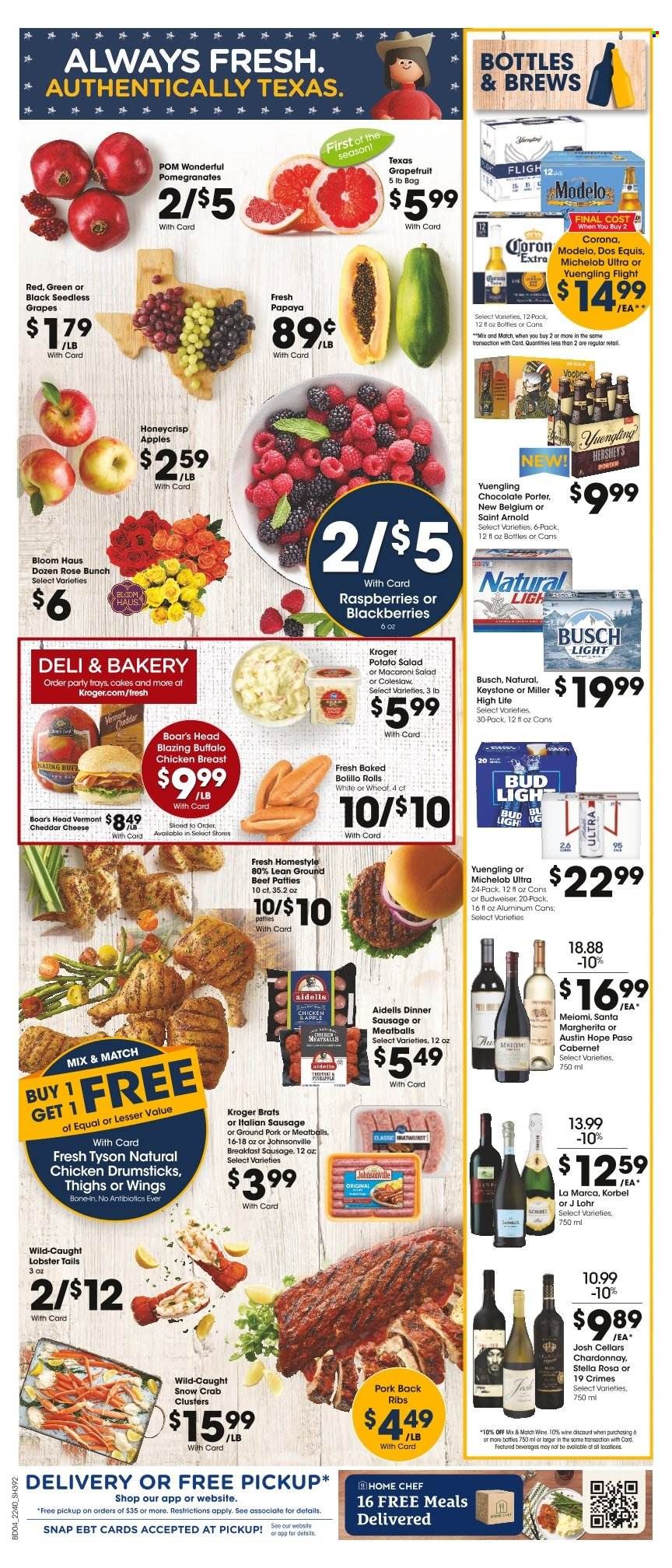 Kroger (GA, IL, LA, MI, OK, SC, TN, TX, VA) Weekly Ad Flyer Specials November 2 to November 8, 2022