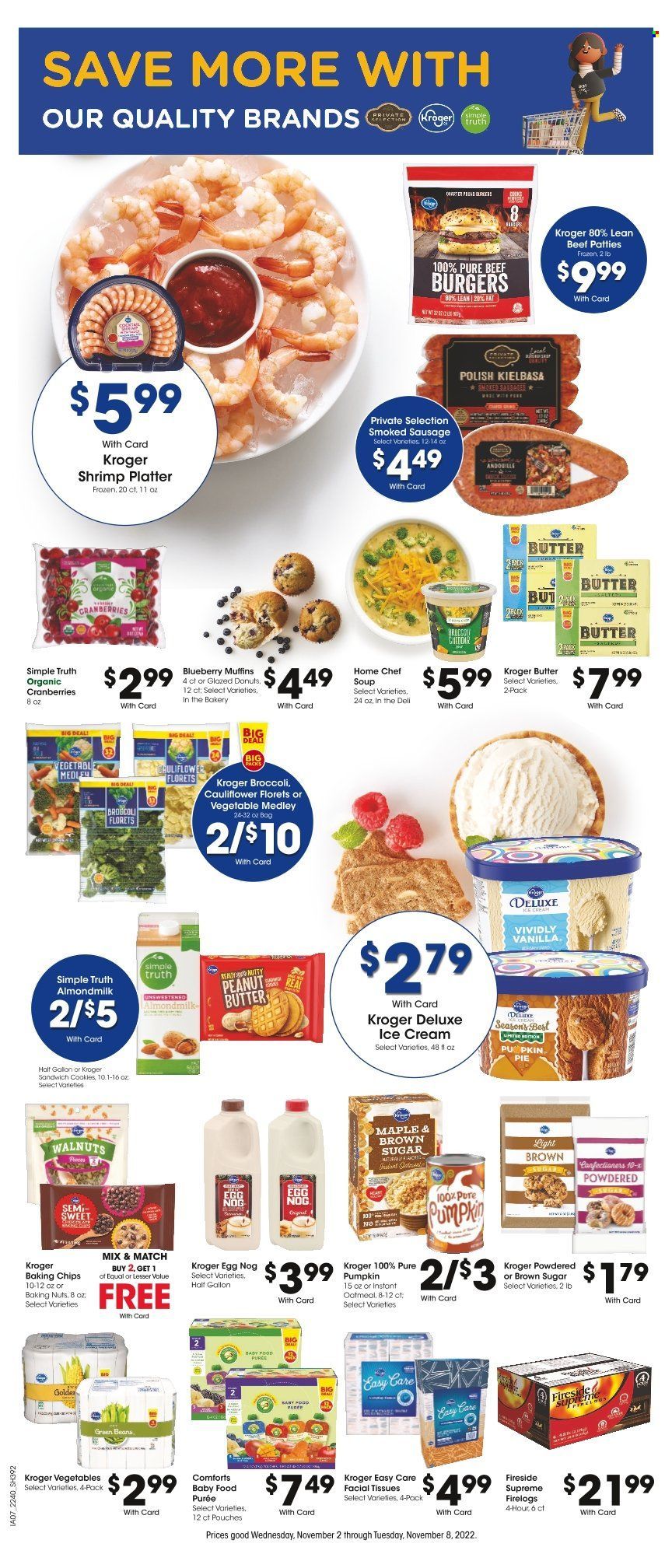 Kroger (GA, IL, LA, MI, OK, SC, TN, TX, VA) Weekly Ad Flyer Specials November 2 to November 8, 2022