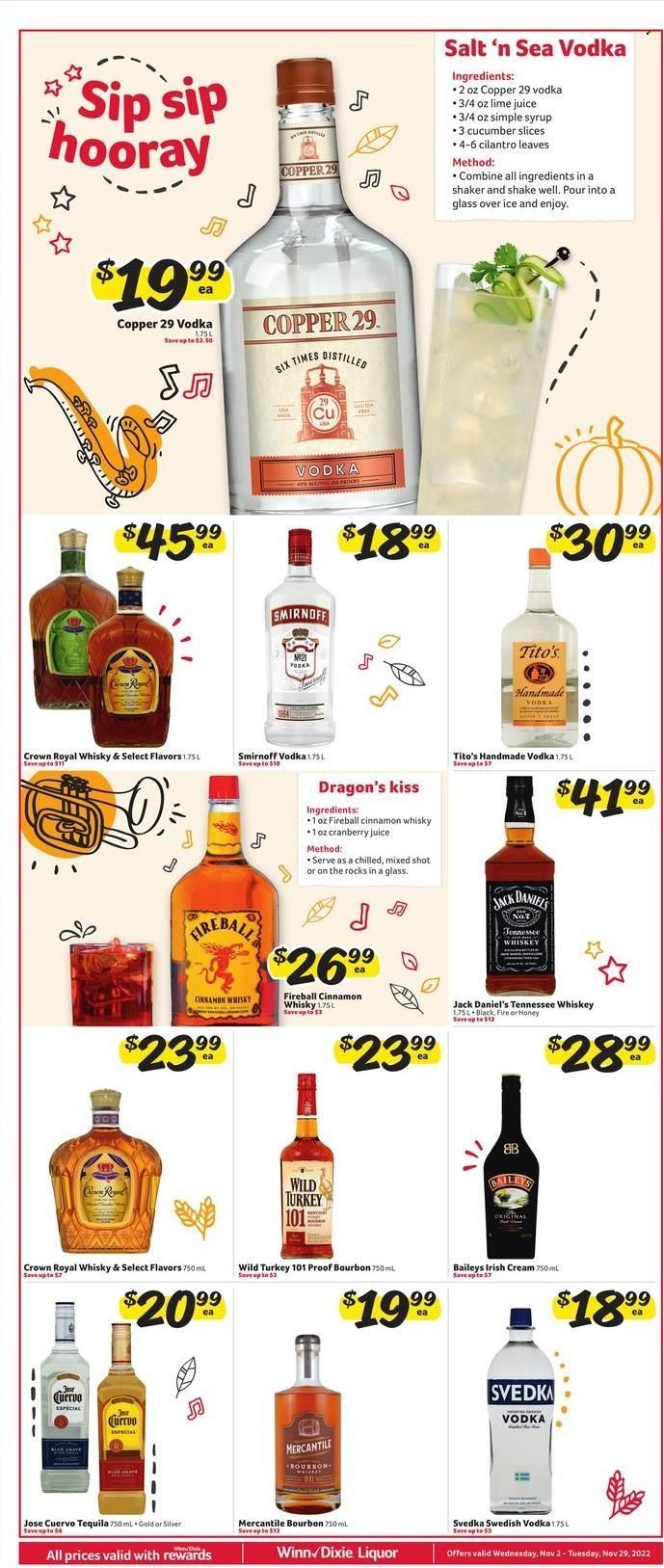 Winn Dixie (AL, FL, GA, LA) Weekly Ad Flyer Specials November 2 to November 8, 2022