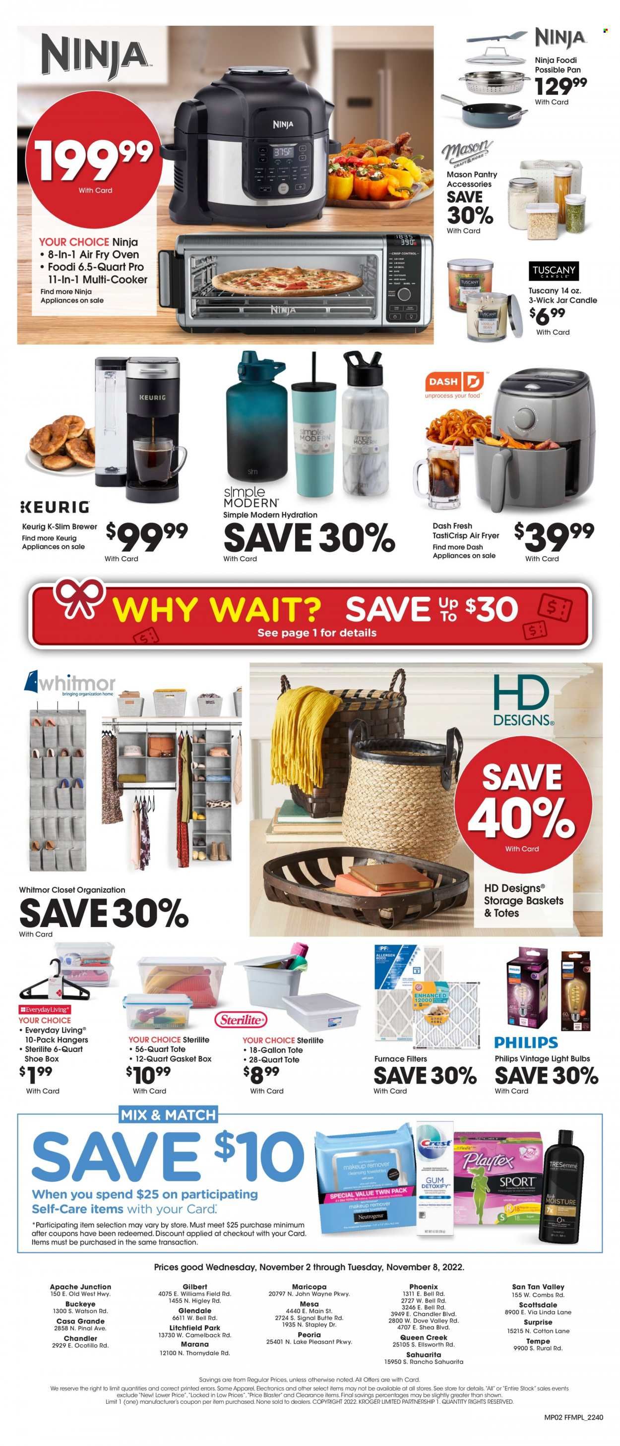Fry’s (AZ) Weekly Ad Flyer Specials November 2 to November 8, 2022