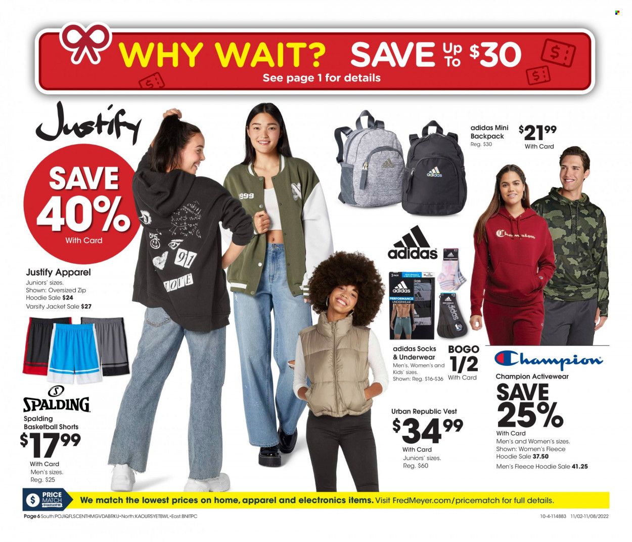 Fred Meyer Weekly Ad Flyer Specials November 2 to November 8, 2022