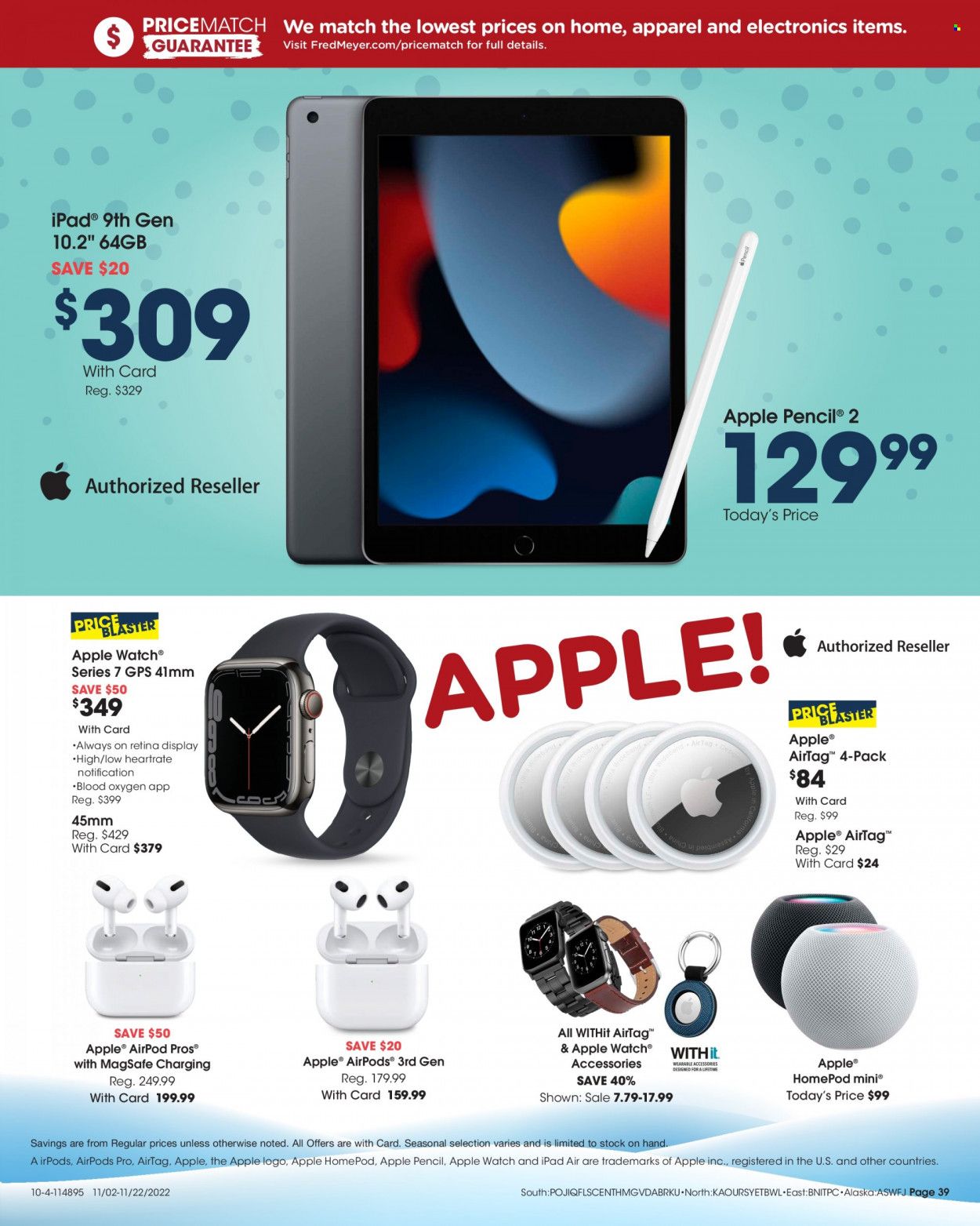Fred Meyer Weekly Ad Flyer Specials November 2 to November 22, 2022