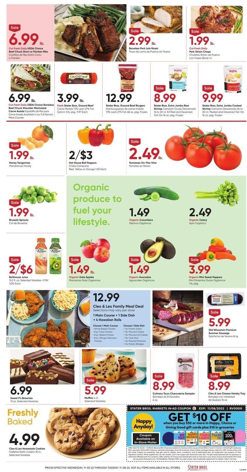 Stater Bros. (CA) Weekly Ad Flyer Specials November 2 to November 8, 2022